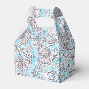 Ballotins Joli floral classique gris bleu