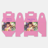 Ballotins Joli gâteau d'anniversaire de la fille Anime (Déplié)