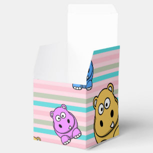 Ballotins Joli Hippopotame coloré Zoo Animal Thème pour les 