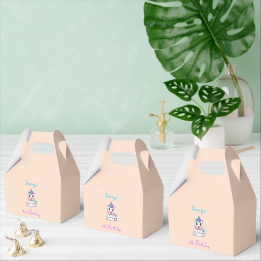 Ballotins Joli licorne blanc rose (Multiple)
