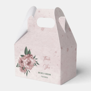 Ballotins joli mariage botanique de fleurs roses