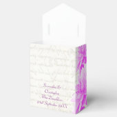 Ballotins Joli mauve rose fleurs florales mariage (Ouvert)