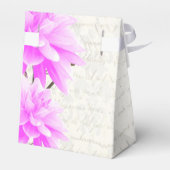 Ballotins Joli mauve rose fleurs florales mariage (Arrière)