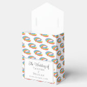 Ballotins Joli Motif arc-en-ciel LGBT Mariage pourpre Bow (Ouvert)