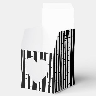 Ballotins Joli motif d'arbre noir et blanc
