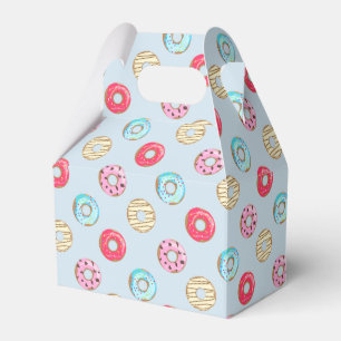 Ballotins Joli motif de beignet glacé bleu clair