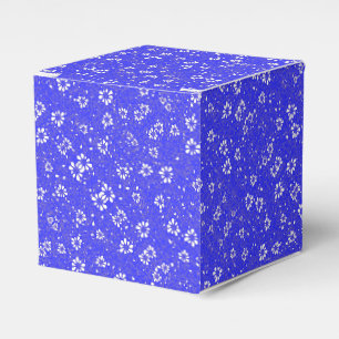 Ballotins Joli motif de fleurs classiques bleu blanc