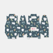 Ballotins Joli Noël Animaux d'hiver Motif rustique (Déplié)