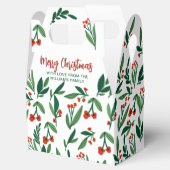 Ballotins Joli Noël Holly Berry Feuille Fête (Ouvert)
