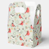 Ballotins Joli Noël Oiseau Motif Design de vacances (Ouvert)