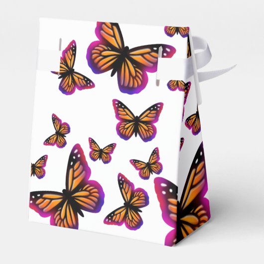 Ballotins Joli papillon aquarelle élégant (Arrière)