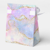 Ballotins Joli Pastel Agate | Aquarelle de la veine Parties (Arrière)