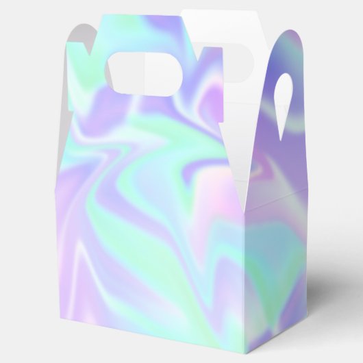 Ballotins Joli Pastel Design Boîte de Noces (Ouvert)