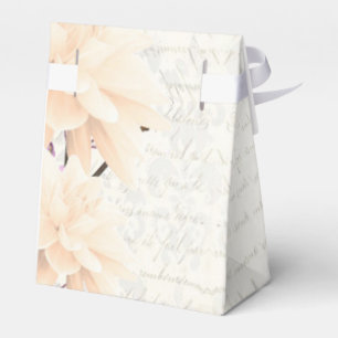 Ballotins Joli pêche pâle fleurs fleurie mariage