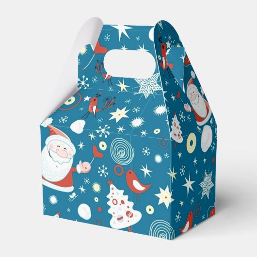 Ballotins Joli Père Noël Motif Gable Ballotin Noël (Arrière)