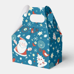 Ballotins Joli Père Noël Motif Gable Ballotin Noël