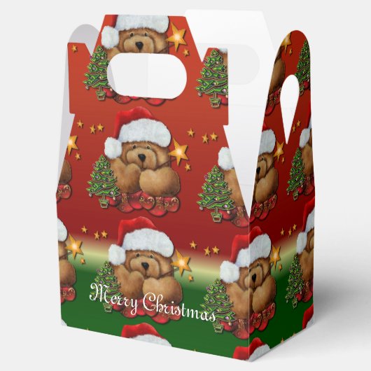 Ballotins Joli Père Noël Ours Noël Gable Ballotin 2 (Ouvert)