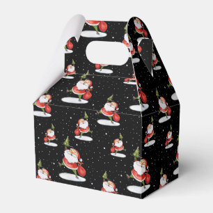Ballotins Joli Père Noël patinant Noël
