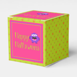 Ballotins Joli Petit Monstre Vert rose Enfants Halloween