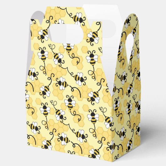 Ballotins Joli petit motif abeilles (Ouvert)