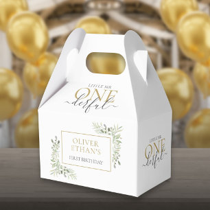 Ballotins Joli petit premier anniversaire de M. ONEderful él