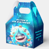 Ballotins Joli requin Anniversaire Bleu Grand Ballotin (Recto)