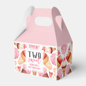 Ballotins Joli rose deux doux 2e Merci d'anniversaire (Arrière)