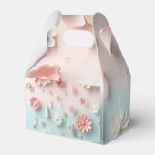 Ballotins joli sac en papier à fleurs (Arrière)