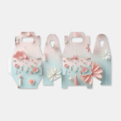 Ballotins joli sac en papier à fleurs (Déplié)