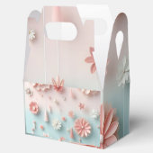 Ballotins joli sac en papier à fleurs (Ouvert)