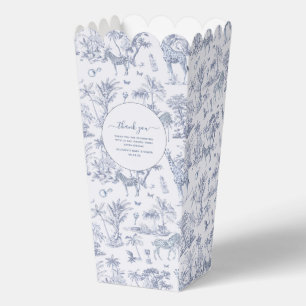 Ballotins Joli Safari Toile de Jouy   Cadeau de Baby Shower 