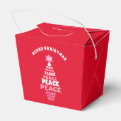 Ballotins Joli sapin rose et rouge de Noël (Arrière)