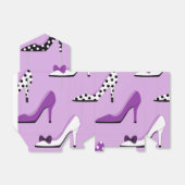 Ballotins Joli violet Deluxe hauts talons (Déplié)