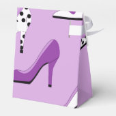 Ballotins Joli violet Deluxe hauts talons (Arrière)