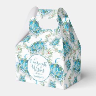 Ballotins Jolie Aquarelle de Noël Tortue de mer