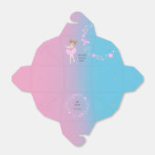 Ballotins Jolie Ballerina fille fête d'anniversaire (Déplié)