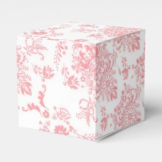 Ballotins Jolie boîte de design Damask rose (Verso)