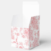 Ballotins Jolie boîte de design Damask rose (Ouvert)