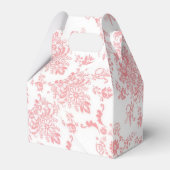 Ballotins Jolie boîte de design Damask rose (Arrière)