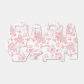 Ballotins Jolie boîte de design Damask rose (Déplié)