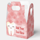 Ballotins Jolie dent fille sur rose - Boîte de préférence de (Ouvert)