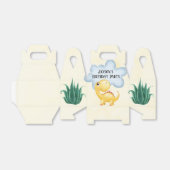 Ballotins Jolie Dinosaure Jaune Boy Anniversaire (Déplié)