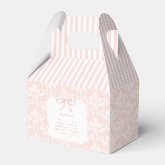 Ballotins Jolie douche fille arc rose élégant (Arrière)