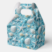 Ballotins Jolie fête de plage motif de coquillages (Recto)