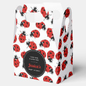 Ballotins Jolie fille Baby shower Red Ladybug (Ouvert)