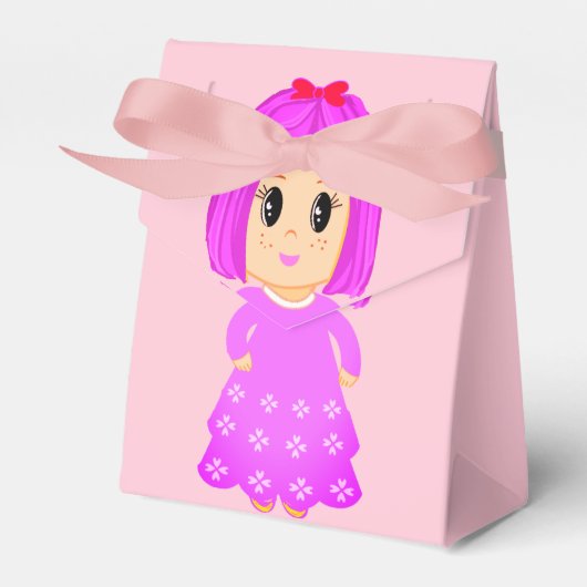 Ballotins Jolie Fille Rose Merci (Verso)