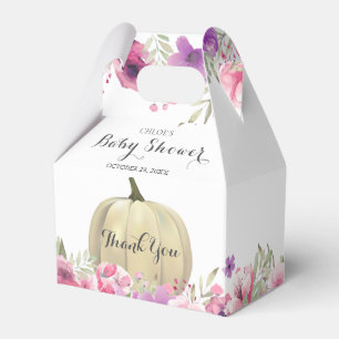 Ballotins Jolie Fleur de Citrouille Remerciement Baby Shower