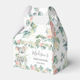 Ballotins Jolie Koala Floral Rose Bébé Remerciements pour Ba