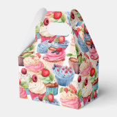 Ballotins Jolie soirée cupcake carrelée (Arrière)