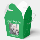 Ballotins Jolie St. Patrick's Day Green Lazy Chien Ballotin (Ouvert)